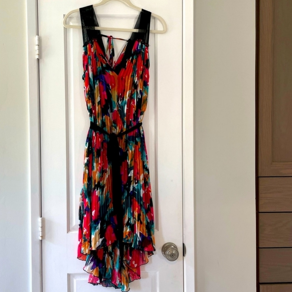 Allen B. High-Low Pleated Dress size 16